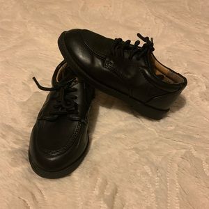 Little Boys Black Dress Shoes